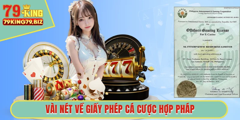 Vài nét về giấy phép cá cược hợp pháp